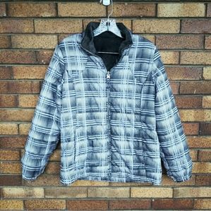 Below Zero by Rothschild winter coat White Black S